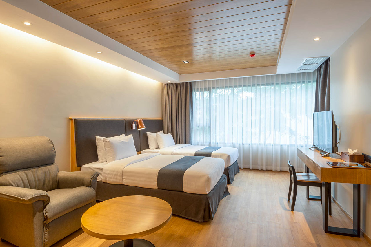 Deluxe Twin beds (Breakfast included)